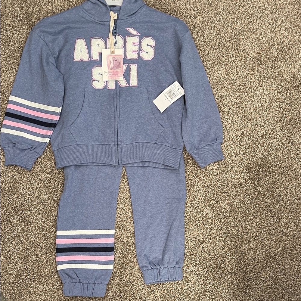 Jessica Simpson Blue Kids Sweatpants & Joggers Set